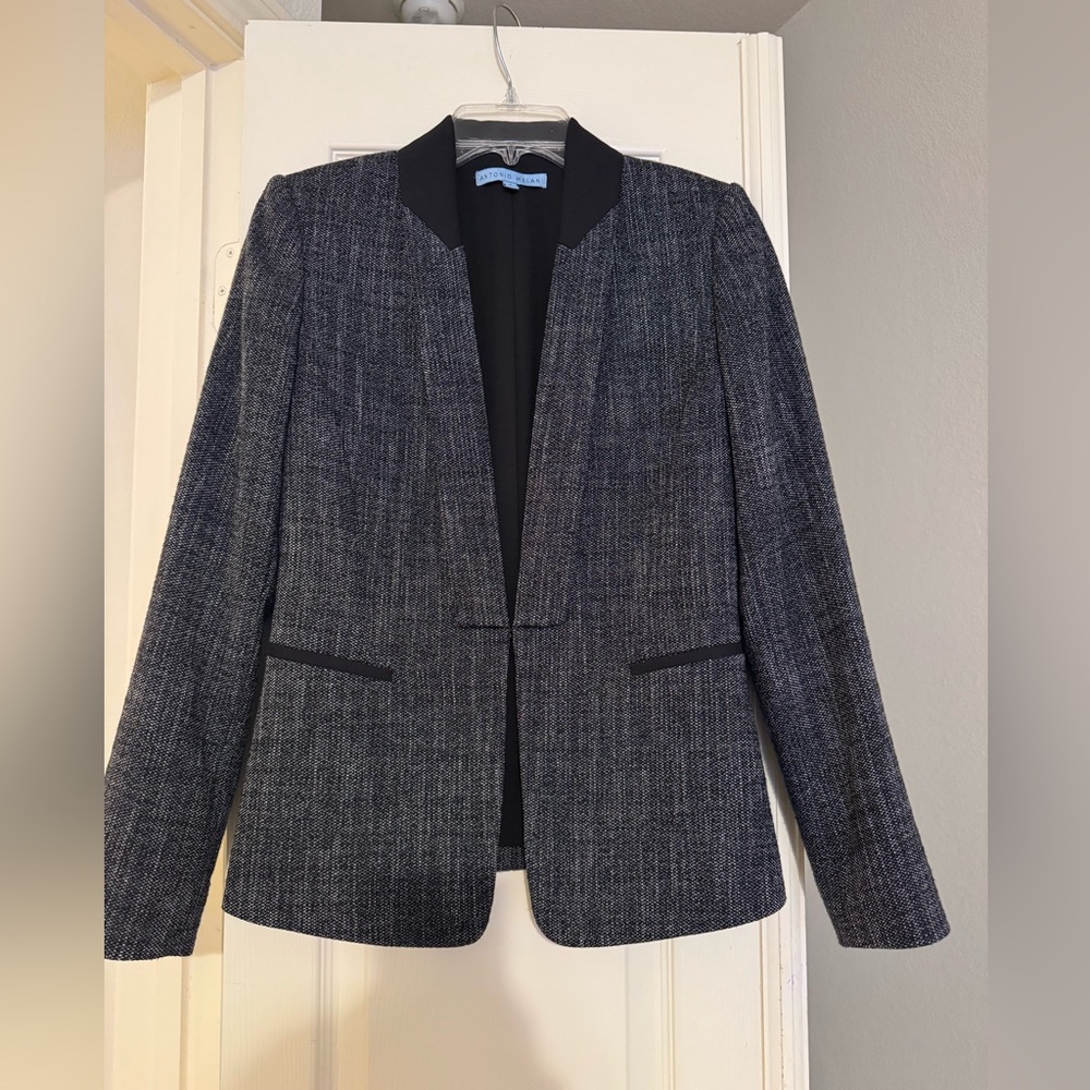 ANTONIO MELANI Charcoal Gray Blazer
